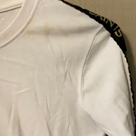 NFL Gold and White Long Sleeve Tee with Saints Logo - Picture 4 of 9